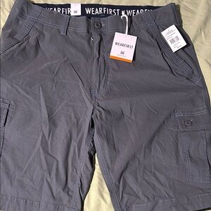 Wearfirst Men's Charcoal Cargo Shorts